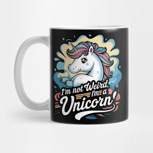 Dreamy Unicorn Whimsy: I'm Not Weird Mug